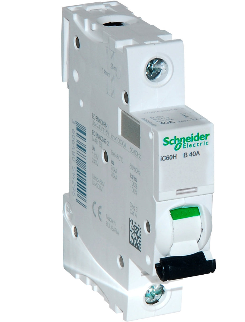 MCB 1P 40A (SCHNEIDER/ABB )