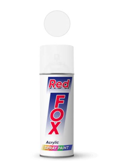 Spray Paint "RED FOX" 40 White